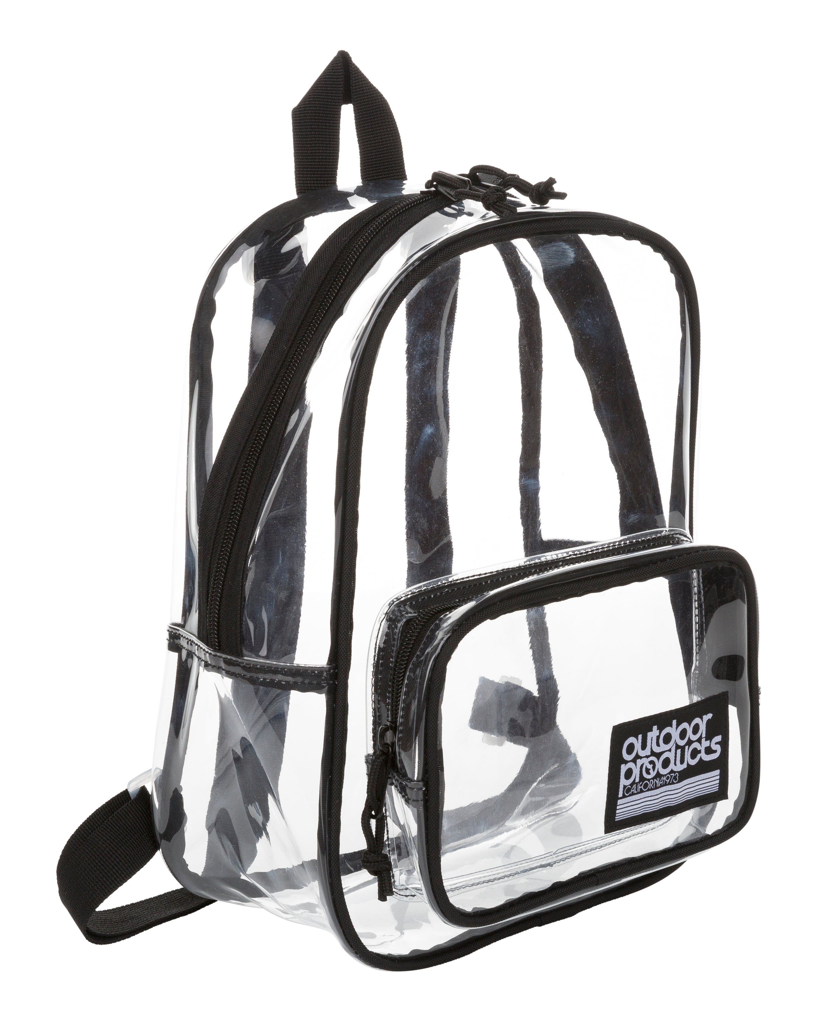 New Clear Backpack with Reinforced Straps & Front Accessory Pocket -  Perfect for School, Security, Sporting Events (Black) : :  Clothing, Shoes & Accessories