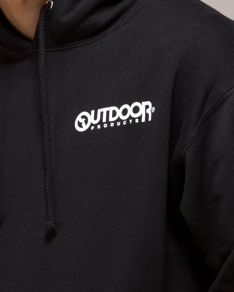 Logo discount op hoodie